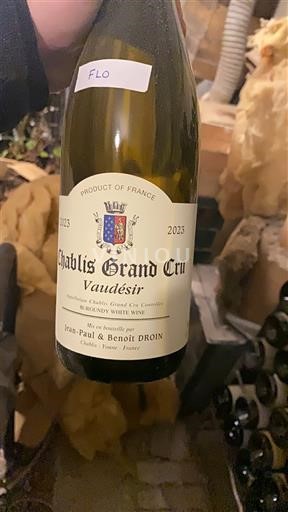 Bourgogne Chablis Grand Cru Jean-Paul & Benoît Droin Vaudesir 2023