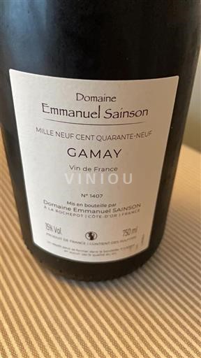 Borgoña No especificado Emmanuel Sainson Sin añada