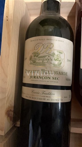 Sydvestfrankrig Jurançon Domaine Bellegarde Tradition 2005