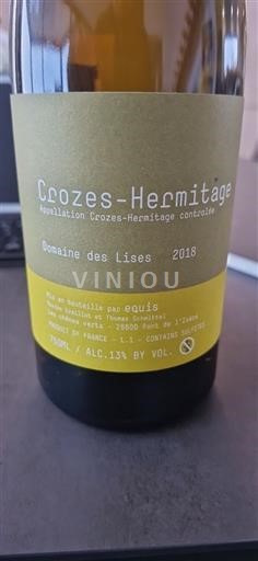Rhône Valley Crozes-Hermitage Domaine S Lises 2018