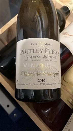 Borgoña Pouilly-fuissé Château Beauregard Vignes de Chaintreuil 2010