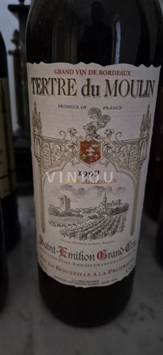 Bordeaux Saint-Émilion Grand Cru Tertre du Moulin Millésimée 1999
