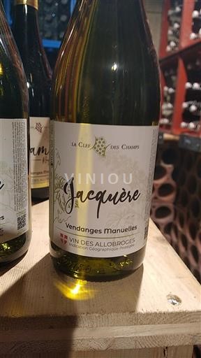 Alpes y Países Ródano Vinos de los Alóbroges La Clef des Champs Jacquère Vendanges Manuelles 2024