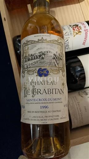 Bordeaux Sainte-Croix-Du-Mont Château Crabitan 1996