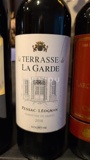Bordeaux Pessac-Léognan La Garde La Terrasse de La Garde 2018