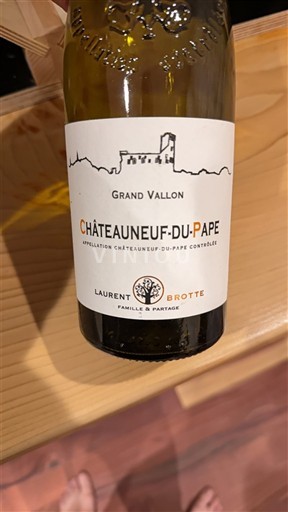 Rhône Valley Châteauneuf-du-Pape Laurent Brotte Grand Vallon 2023