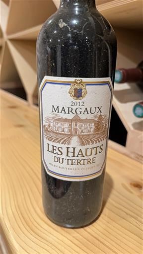 Bordeaux Margaux Château Tertre Les Hauts du Tertre 2012