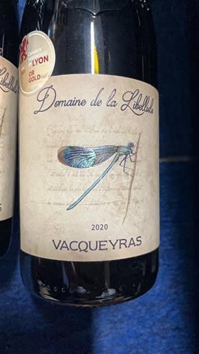 Rhône Valley Vacqueyras Domaine La Libellule 2020