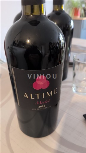 Bordeaux Altime Merlot 2018