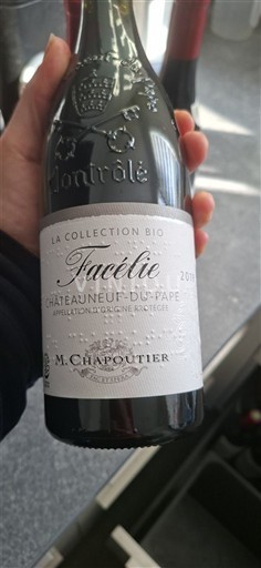 Valle del Ródano Châteauneuf-du-Pape. M. Chapoutier Facétie 2019