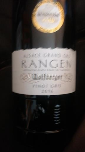 Alsasko Rulandské šedé Grand Cru Wolfberger/Rangen 2016