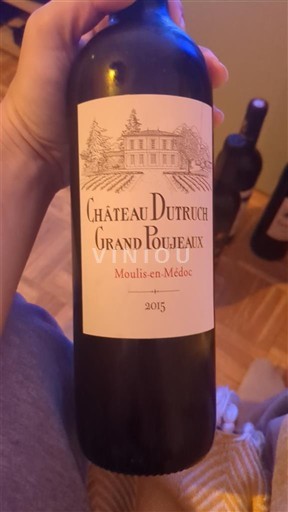 Bordeaux Moulis-en-Médoc Dutruch Grand Poujeaux 2015