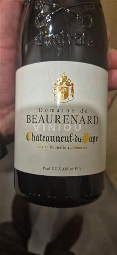 Rhônedalen Châteauneuf-du-Pape Domaine de Beaurenard Icke årgångsbetecknad