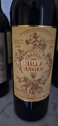 Bordeaux Premières-côtes-de-bordeaux Château S Mille Anges 1999