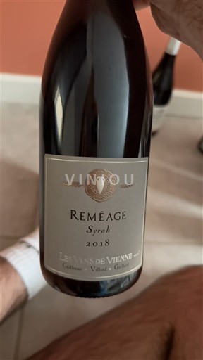 Alpes và các vùng Rhodanien Collines rhodaniennes Les Vins de Vienne Reméage Syrah 2018