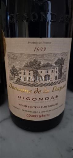 Rhônen laakso Gigondas Domaine La Duyse 1999