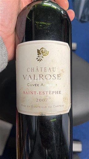 Burdeos Saint-Estèphe Château Valrose Aliénor 2007
