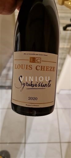 Alps and Rhone Valley Rhône Hills Louis Cheze Syrahissante 2020