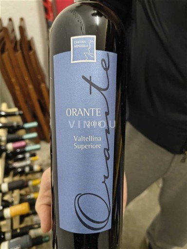 Lombardie Valtellina Superiore Cantina Menegola Orante 2018