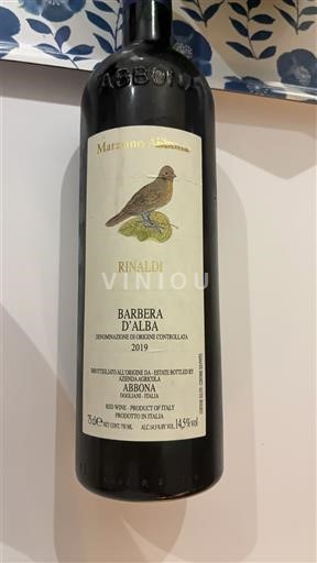 Piemont Barbera d'Alba Marziano Abbona Rinaldi 2019