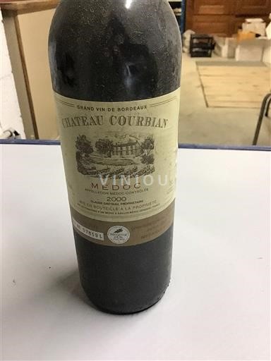 Bordeaux Médoc Château Courbian 2000