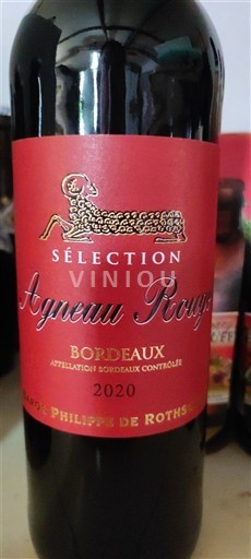 Bordéus Baron Philippe de Rothschild Sélection Agneau Rouge 2020