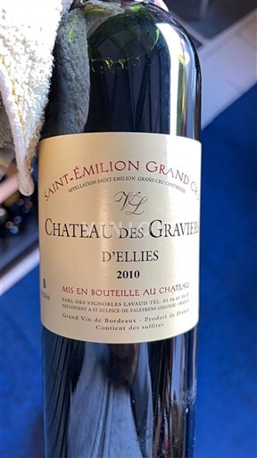 Bordeaux Saint-Émilion Grand Cru Château S Graviers d'ellies 2010