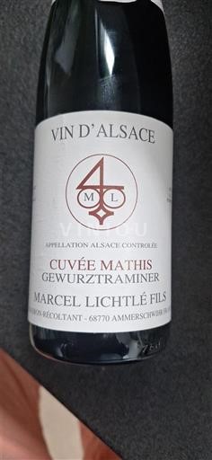 Ельзас Château Marcel Lichtlé Fils Mathis Gewurztraminer 2018