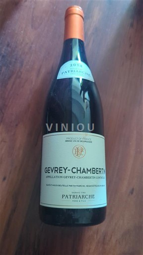 Bourgogne Gevrey-chambertin Patriarche 2014
