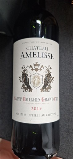 Bordeaux Saint-Émilion Grand Cru Grand Cru Château Amelisse 2019