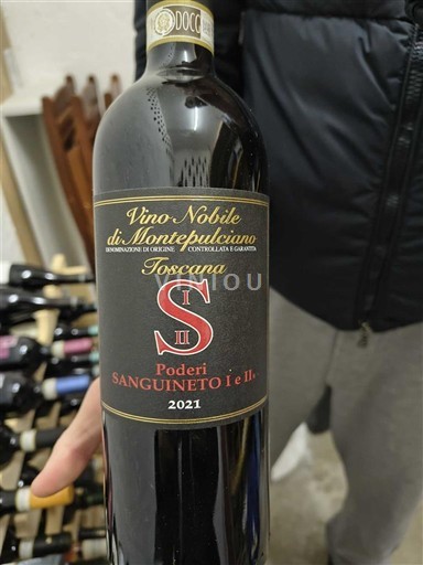 Toskánsko Vino Nobile di Montepulciano Poderi Sanguineto I e II 2021