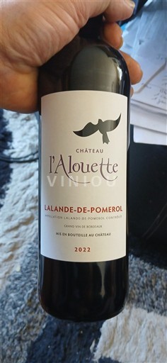 Bordeaux Lalande-de-pomerol Château L'Alouette 2022