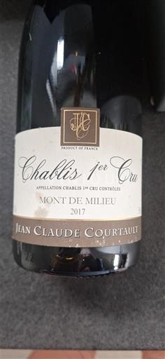 Burgundsko Nespecifikováno Premier Cru Jean Claude Courtault Mont de Milieu 2017