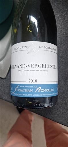 Burgundi Pernand-vergelesses Jonathan Bonvalot 2018