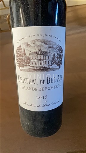 Bordeaux Lalande-de-Pomerol Château Bel-Air 2015
