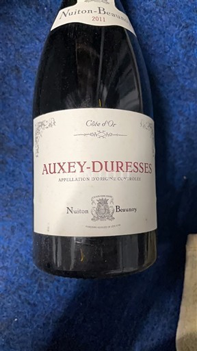 Bourgondië Auxey-Duresses Nuiton-Beaunoy 2011