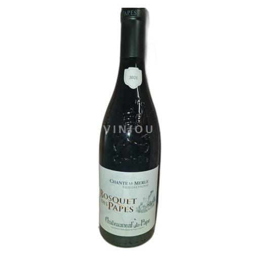 Rhônevallei Châteauneuf-du-Pape Bosquet des Papes Chante le Merle Vieilles Vignes 2021