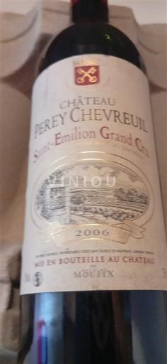 Bordeaux Saint-Émilion Grand Cru Château Perey Chevreuil 2006