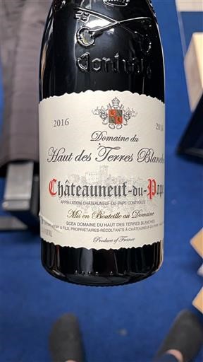 Valle del Ródano Châteauneuf-du-Pape. Domaine Haut des Terres Blanches 2016