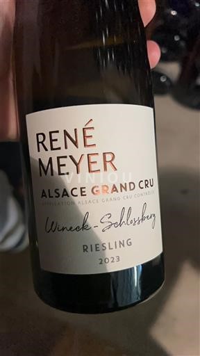 Elsass Riesling Grand Cru René Meyer Wineck-Schlossberg 2023