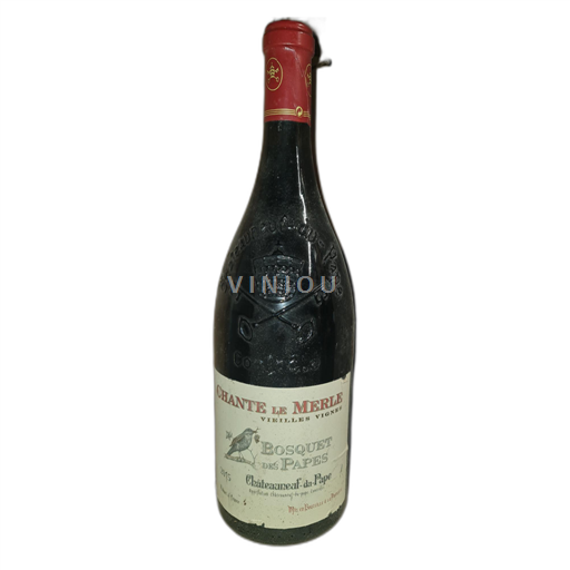 Thung lũng Rhône Châteauneuf-du-pape Bosquet des Papes Chante Le Merle Vieilles Vignes 2015
