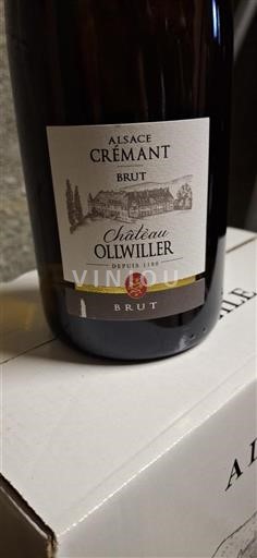 Vinhos Espumantes Blanc brut Château Ollwiller Non millésimé França Alsácia Crémant da Alsácia AOC