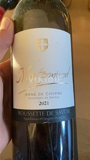 Savoie and Bugey Roussette de Savoie Montemirand Anne de Chypre 2021