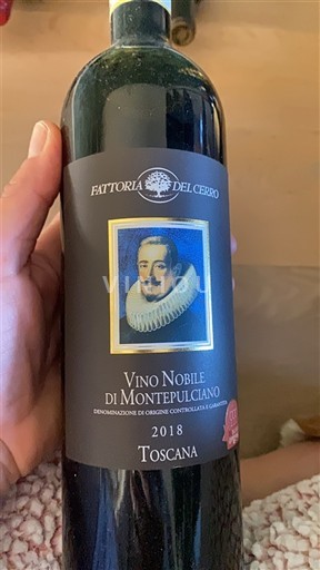 Toskánsko Vino Nobile di Montepulciano Fattoria del Cerro 2018