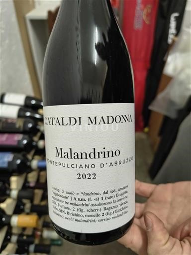 Abruzzes Montepulciano d'Abruzzo Cataldi Madonna Malandrino 2022