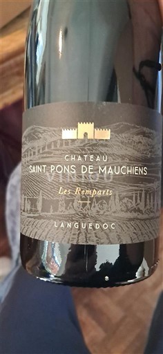 Languedoc Château Saint Pons de Mauchiens Les Remparts Ikke årgangsbestemt