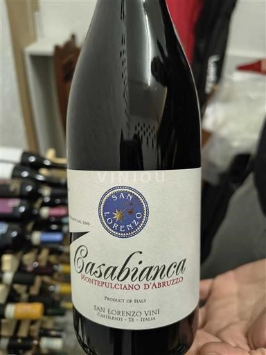 Abruzzes Montepulciano d'Abruzzo San Lorenzo Vini Casabianca 2020