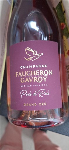 Champagne Sâm-panh Grand Cru Faucheron Gavroy Perle de Rosé Không niên vụ