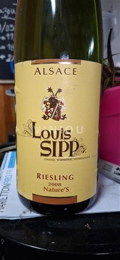 Alsace Riesling Louis Sipp Nature's 2008