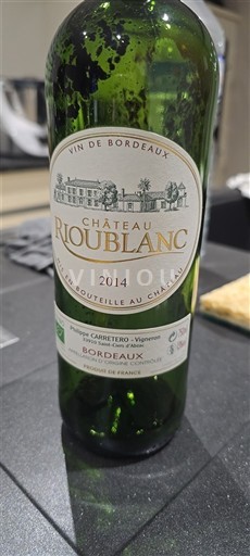 Bordeaux Château Rioublanc 2014
